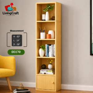 Slim Storage Bookshelf