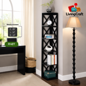 Corner Bookshelf